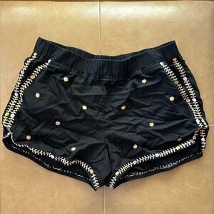 Madewell Embroidered Pull On Springtime Shorts M